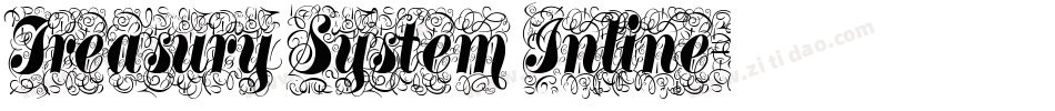 Treasury System Inline字体转换